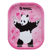 G-Rollz | Banksy's Graffiti 'Panda Gunnin' Small Tray 14x18 cm